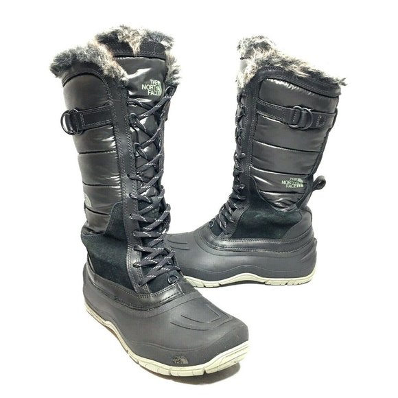 north face tall winter boots